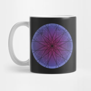 Stained Glass Geometry #1 - The Center of Everything Mug